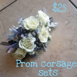 Order your corsage set for may 5 today