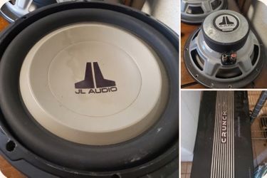 Crunch amp and 2 10s