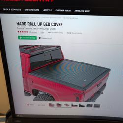 Brand new Rough Country Hard Roll Up Tonneau Cover 24-26 Tacoma