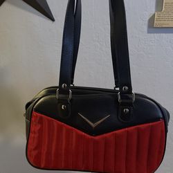 Red LiquorBrand Bonneville Bowler bag