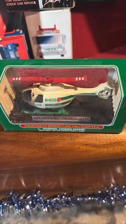 2005 Hess Miniature Helicopter in Box