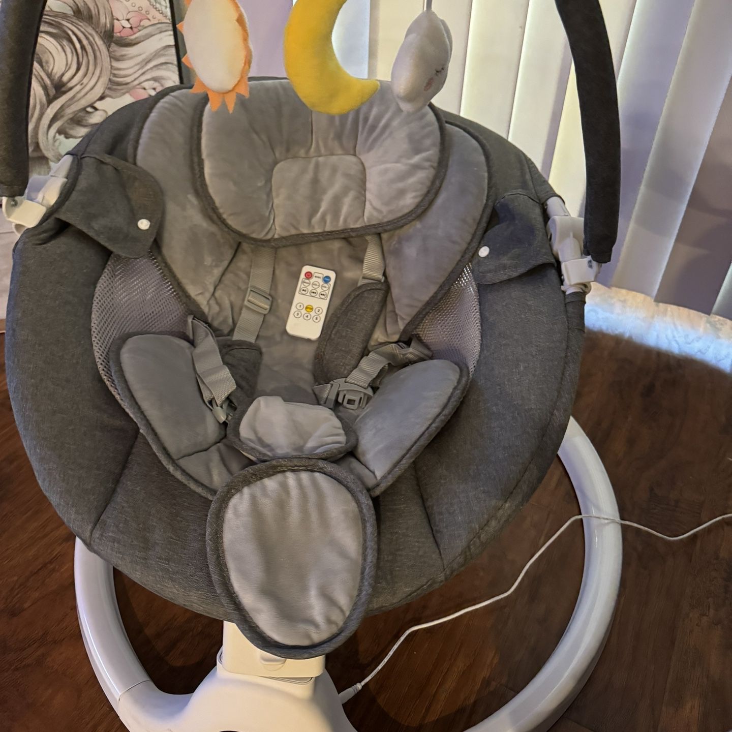 Baby Swing for Infants with Remote Control,