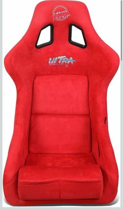NRG Innovations NRG-FRP-302RD-ULTRA Fixed Back Bucket Racing Seat