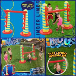 Water Sprinkler 💦 Limbo Yard Game 