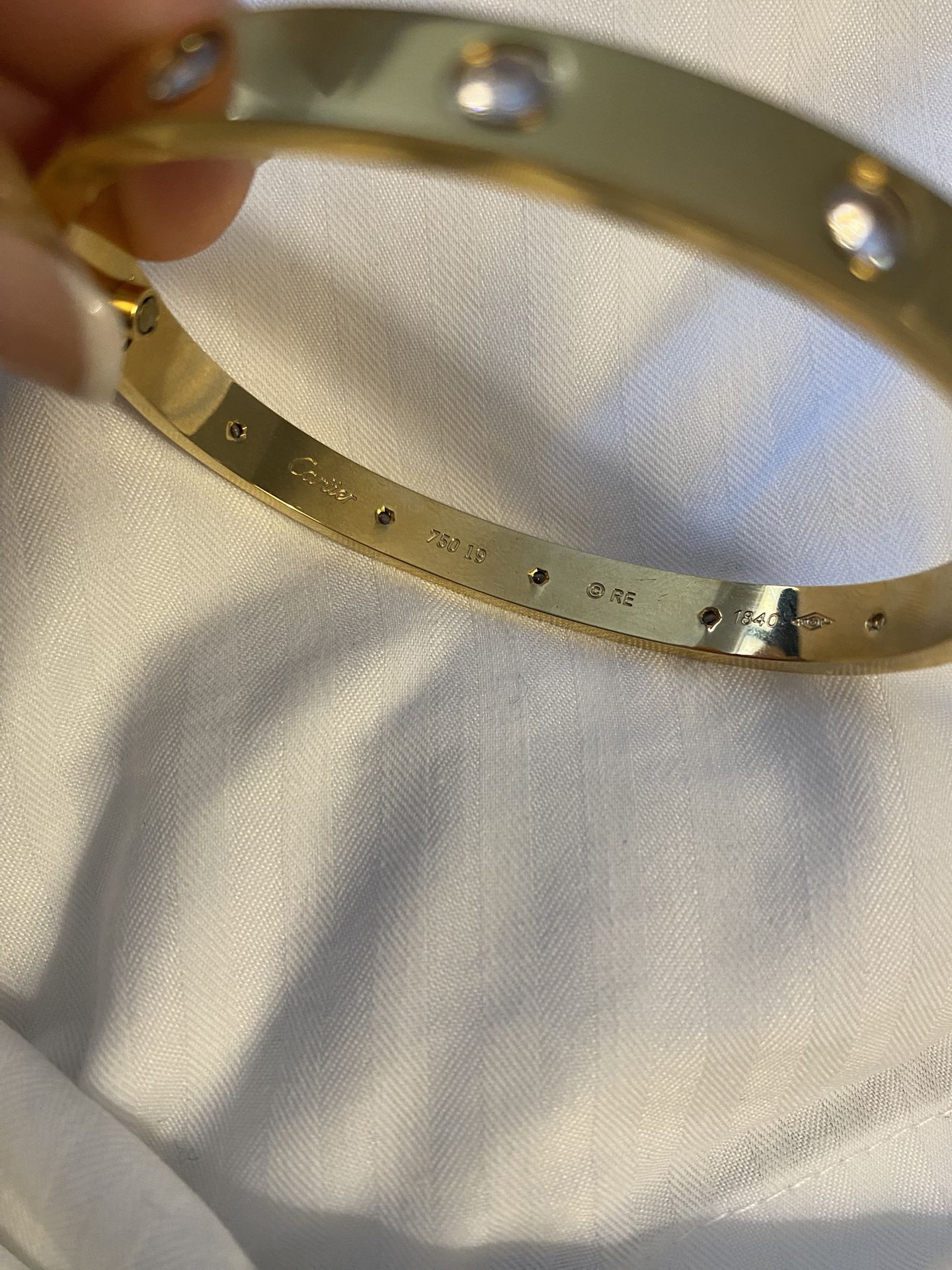 Cartier Bracelet With Diamonds