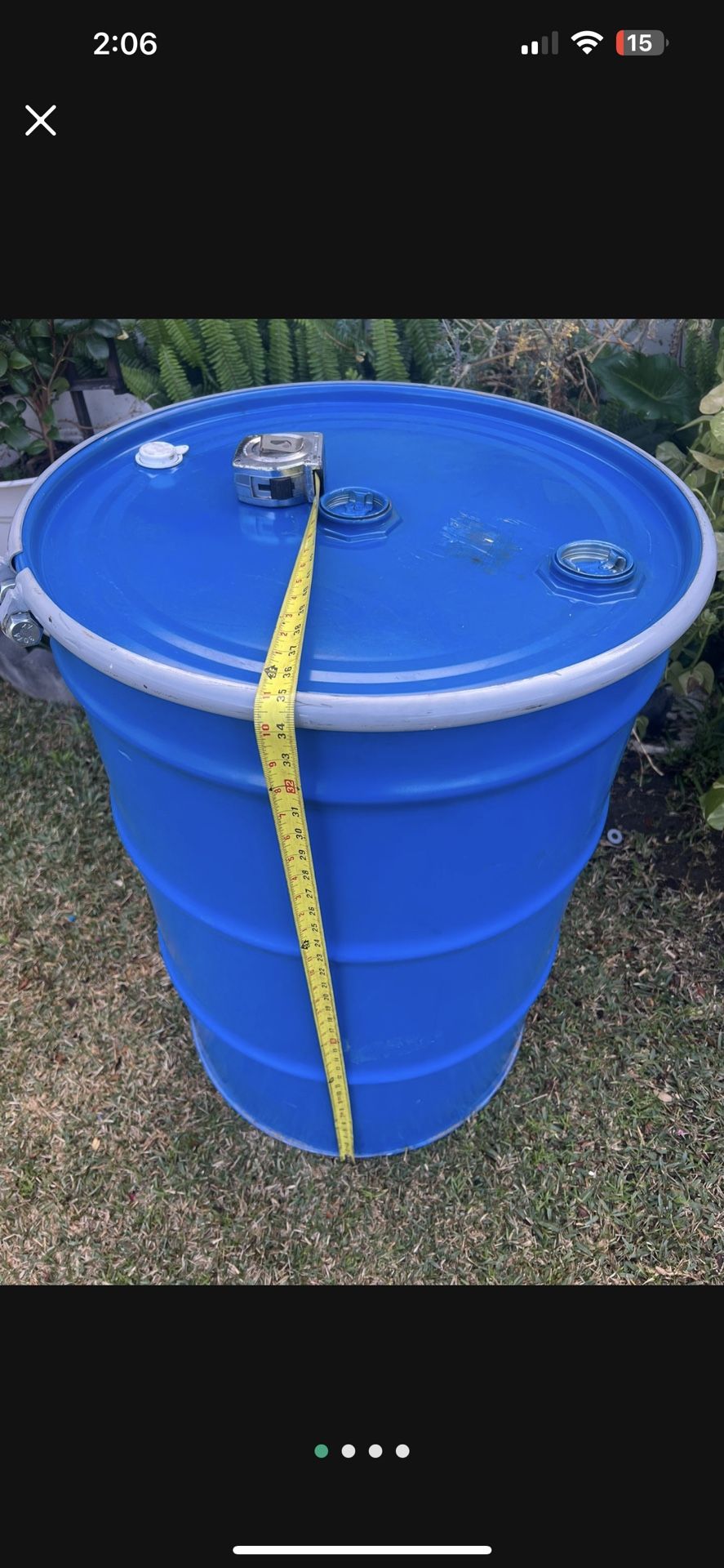 55. Gallon Drums. Un for hazardous waste.