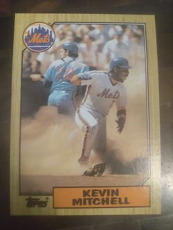 1987 Topps Kevin Mitchell Rookie #653