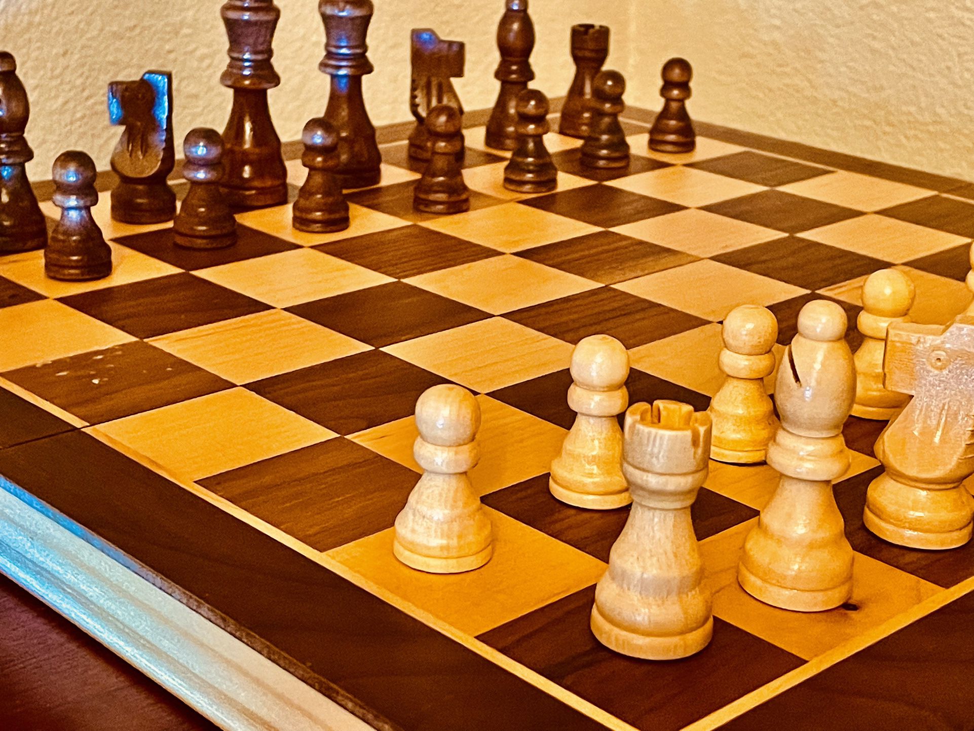 Chess Wooden Large Set. 