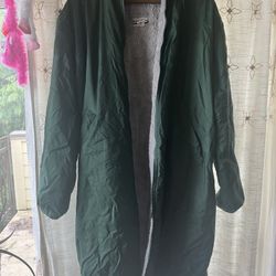 Green Huskies Swim Parka