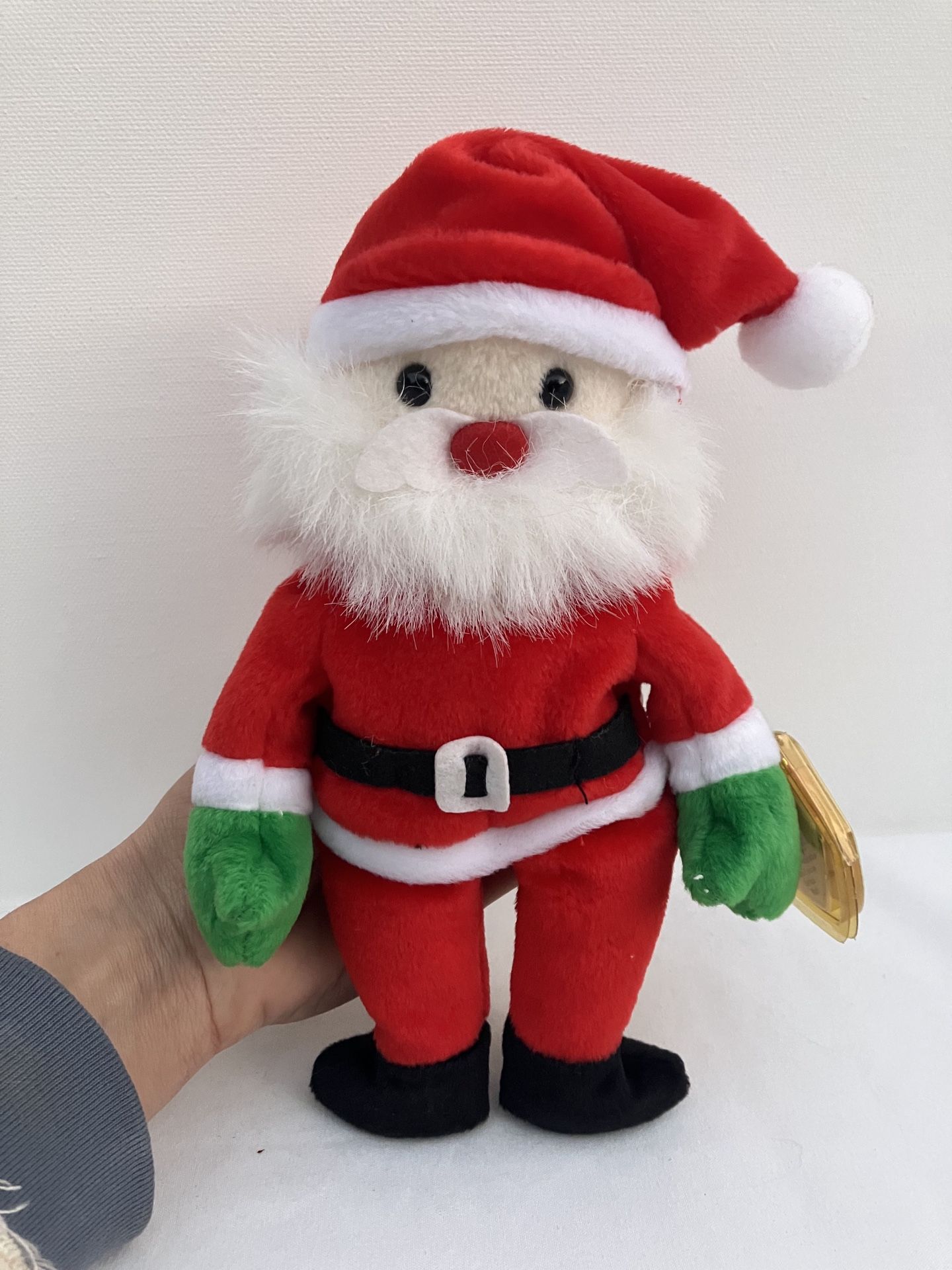 Rare/Retired SANTA TY Beanie Baby - 1998 - With Tag Errors - Pristine