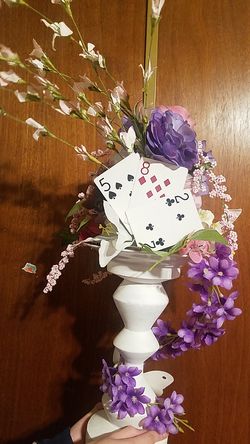 Alice in wonderland center piece