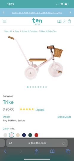 Little girl bike pink