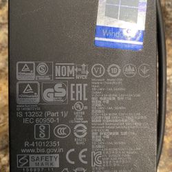 power adapter for microsoft surface model 1706 notebook tablet power supply 65 w watt