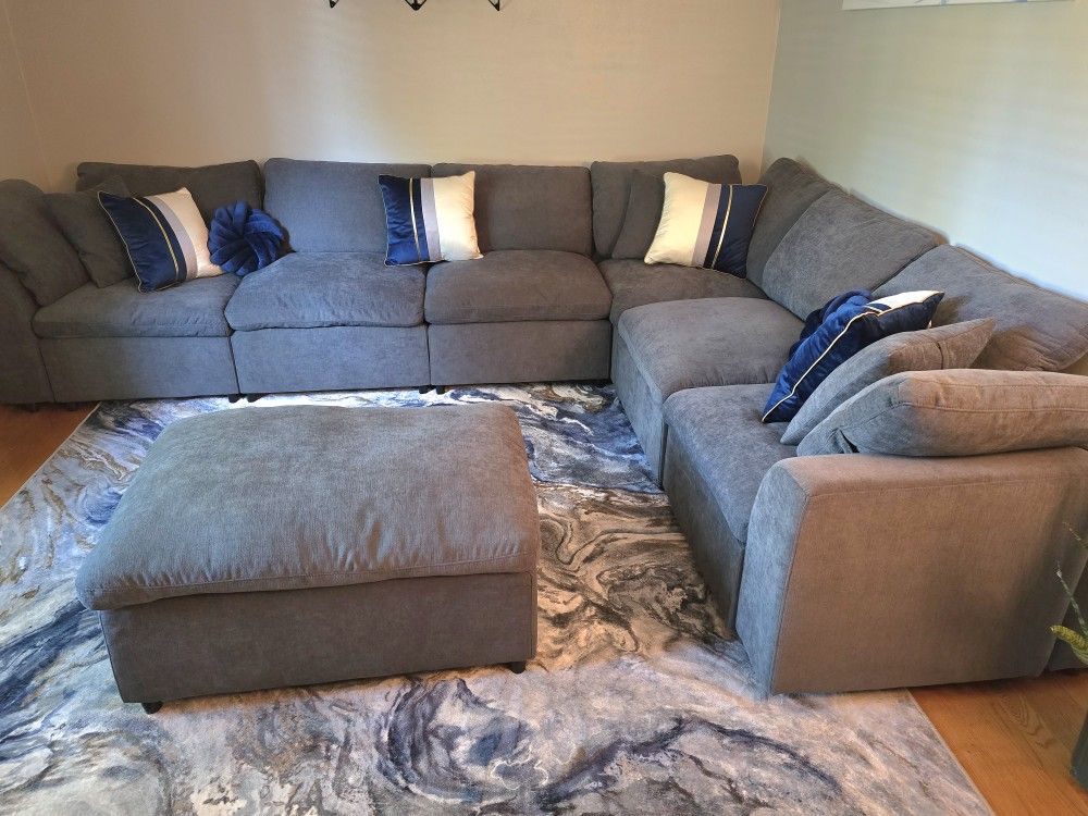 Tmsan Oversized Modular Sectional