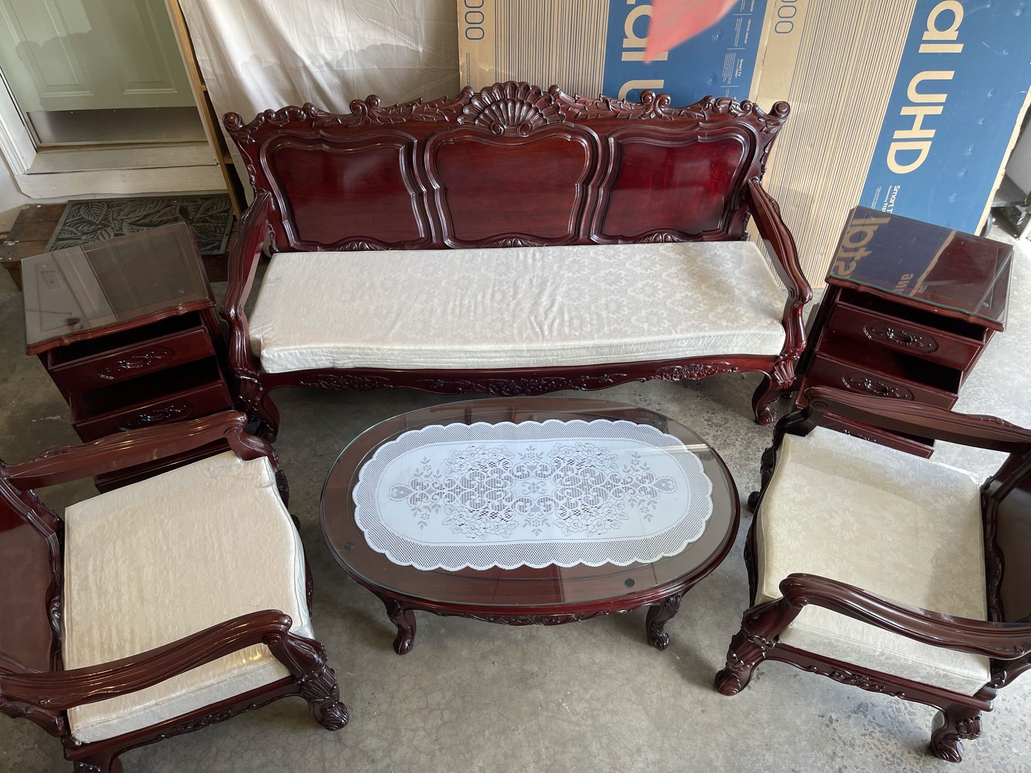 Rosewood Living Room Set