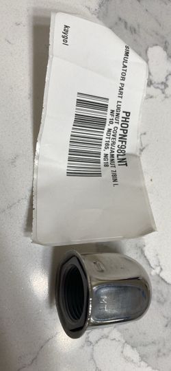 Simulator Part Lug Nut Cover / Jam Nut 7/8 in.