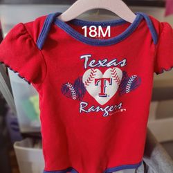Texas Rangers Onesie-18M