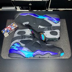 Jordan 8 Aqua Size 4