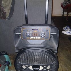 18" Karaoke Bluetooth Speaker 