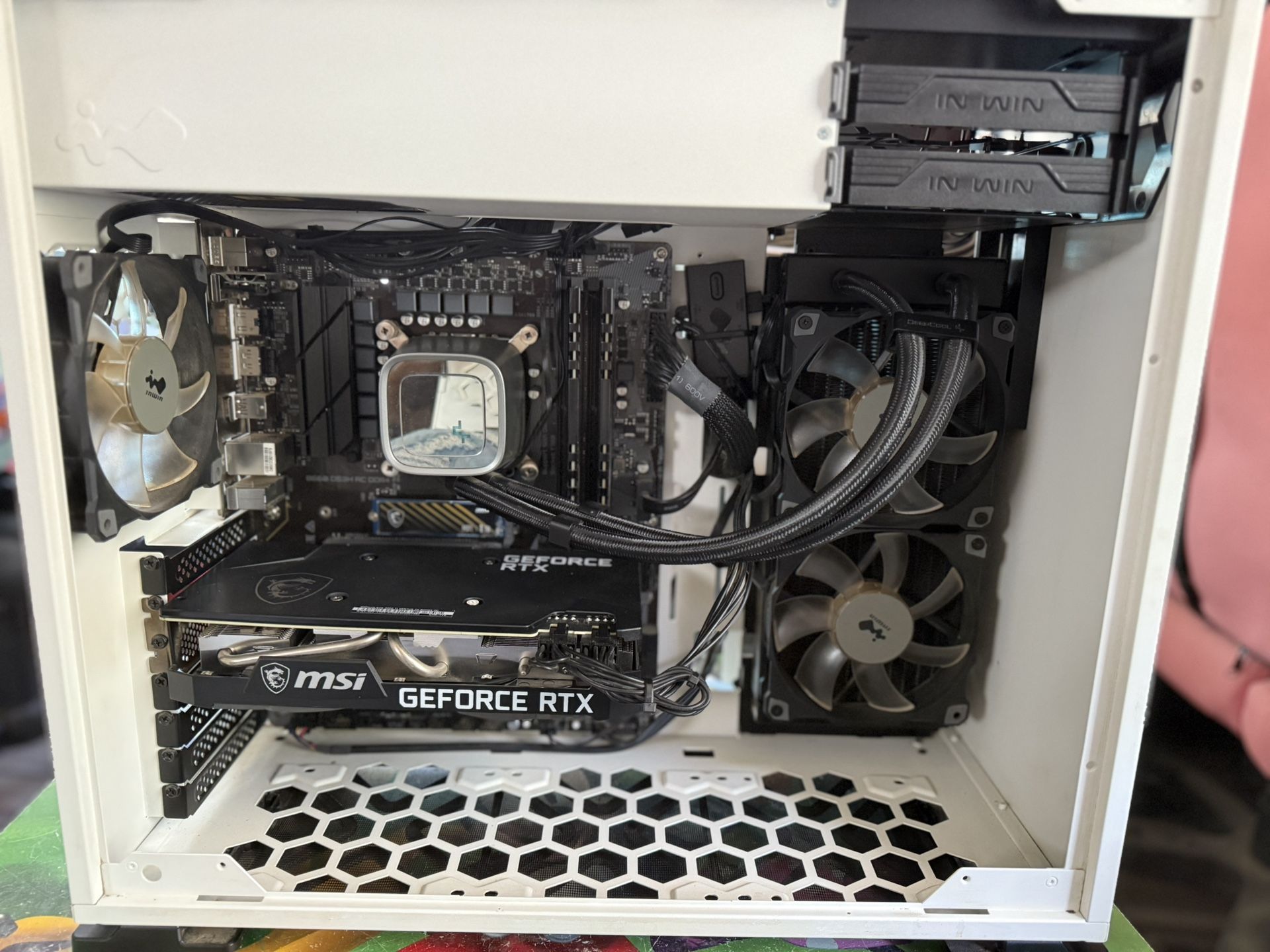Gaming Pc And Monitor.