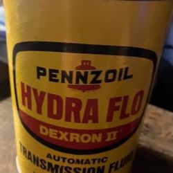 Vintage Pennzoil Hydra Flo Dexron Auto Transmission Fluid 1 New, 1 1/2