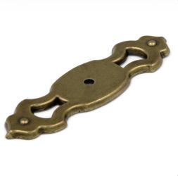Hickory Hardware Lancaster Hand Polished 3 7/8" Cabinet Knob Backplate P472-LP