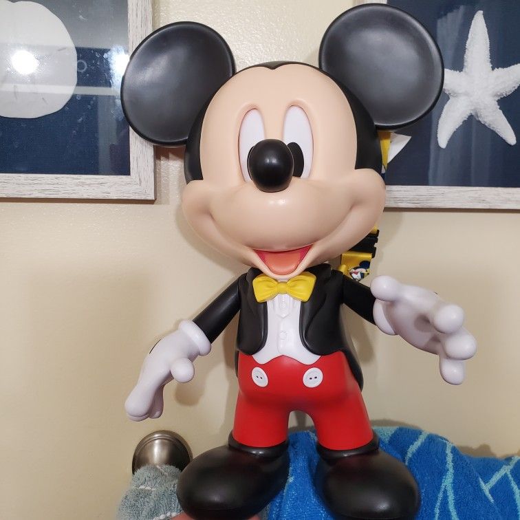 Mickey Mouse Talking Popcorn Bucket Disney Parks