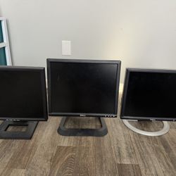 3 Computer Screens