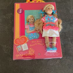 BRAND NEW Girls Book W Doll