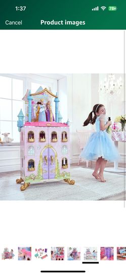 KidKraft Disney Princess Dance & Dream Wooden Dollhouse