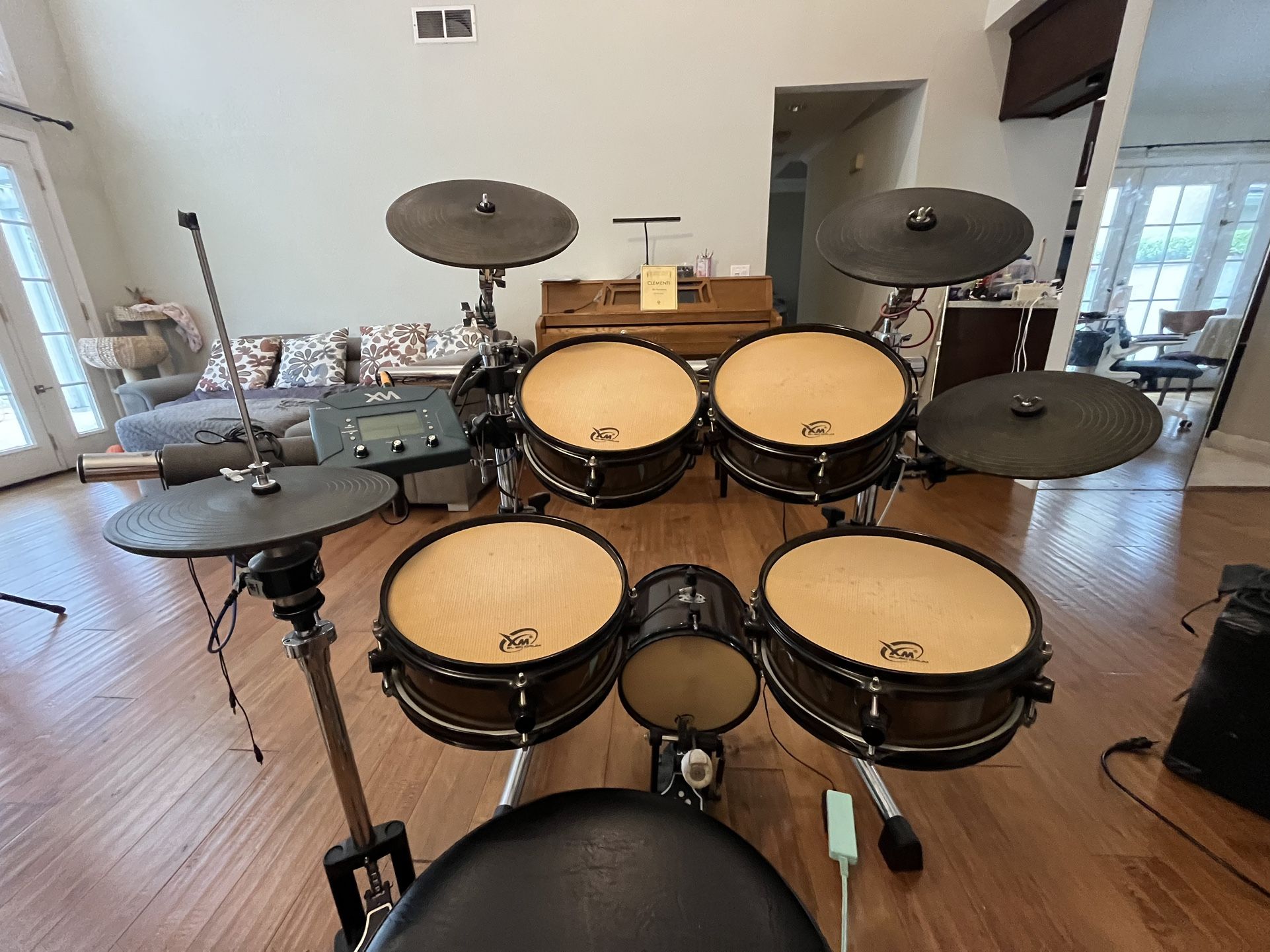 Used XM Electric Drum Set