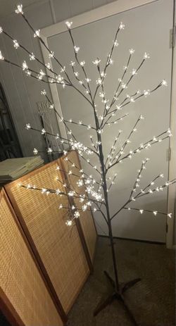 Lightshare 6.5FT LED Cherry Blossom Tree, Lighted Artificial Tree for Decoration Inside and Outside, Home Patio Wedding Festival Christmas Decor