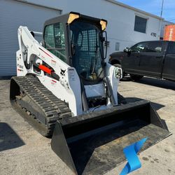 2018 BOBCAT T740 SKID STEER LOADER Hydraulic  Aux Enclosed Cab A/C & Heater