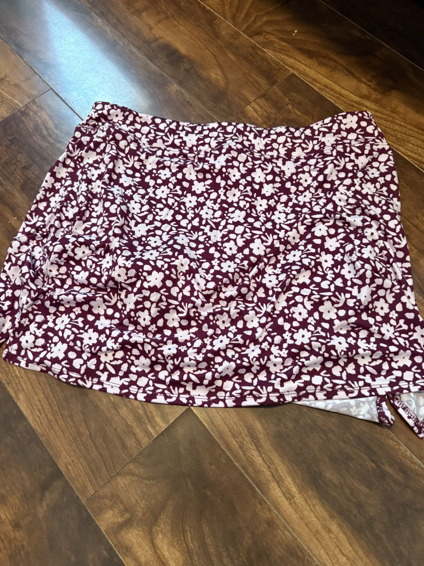Skirt with shorts underneath