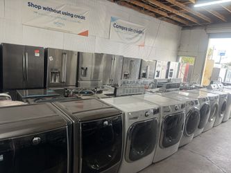 Washer Dryer Fridge Stove Quality Used Appliances With 90 Day Warranty. We Finance No Credit Needed.
