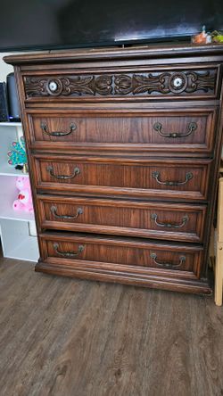 Vintage Wooden Dresser