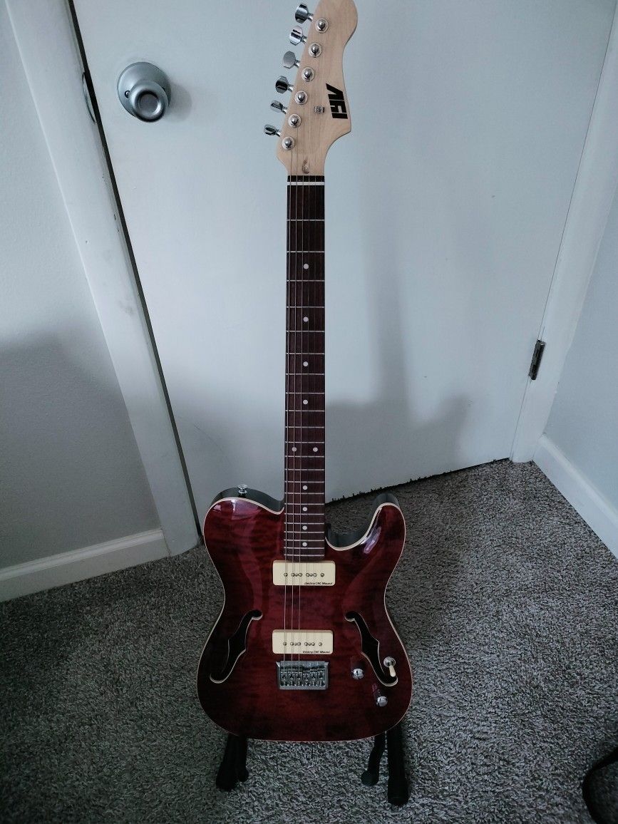 IYV Semi Hollow Electric Guitar P90