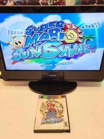 Nintendo GameCube Super Mario Sunshine Not For Resale Video Game Wii Only