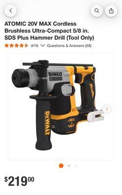 Dewalt 20v XR Roto drill NEW IN BOX