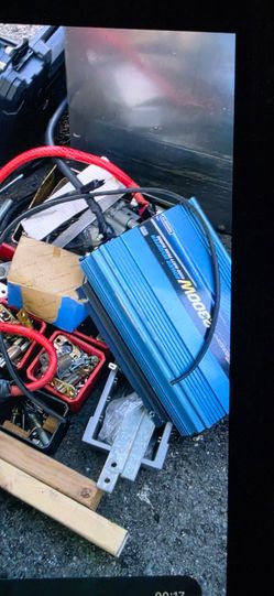3000W Power Inverter Blue Aluminum