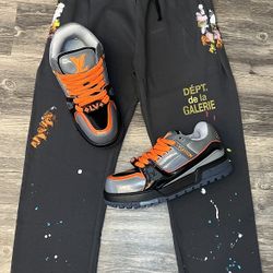 Louis Vuitton Shoes With Gallery Dept Sweat Pants Brand New Sneakers With Box 