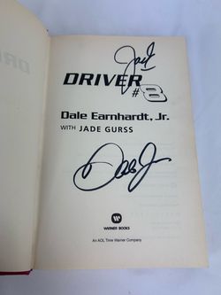 Dale Earnhardt Jr. Signed Book