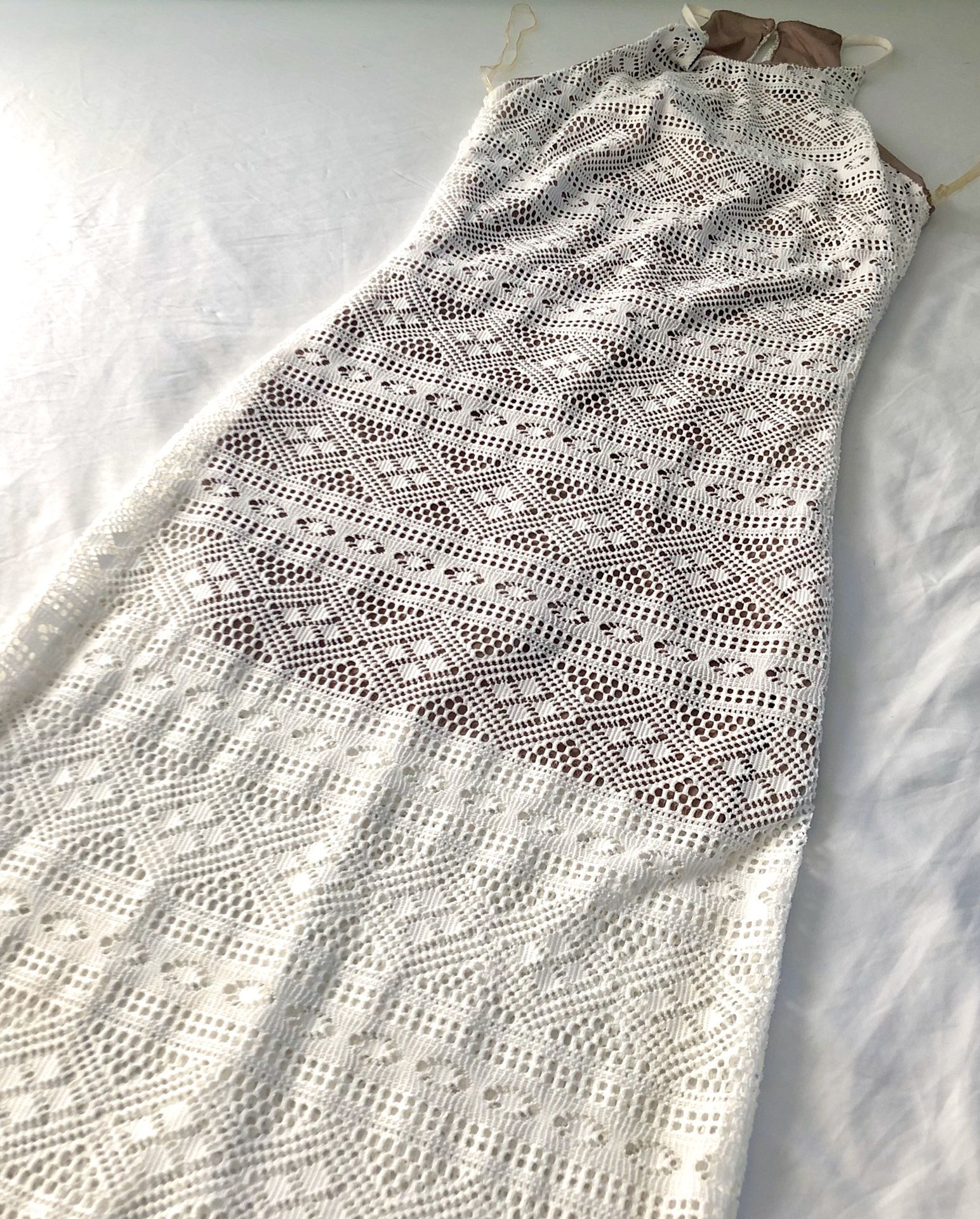Lace Overlay Dress