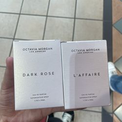OCTAVIA MORGAN LOS ANGELES DARK ROSE (2x) EDP 1.7 Oz NEW SEALED