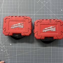 Milwaukee Hole Dozer kits  used , 2 boxes as is