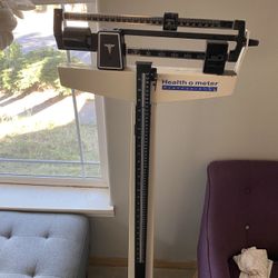 Health o meter 402LB Mechanical Beam Scale, Height Rod