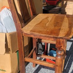 Real WOOD high BAR STOOL 2 PCS./ 30 Inches Lenght to Seat