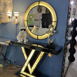 Sofa table With mirror 