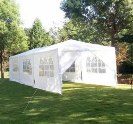 10 ft. x 30 ft. White Outdoor Wedding Party Tent