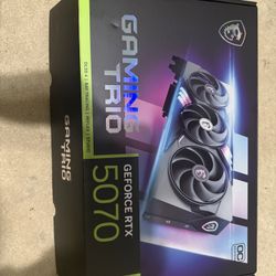 MSI RTX 5070 Gpu, Brand New With Box